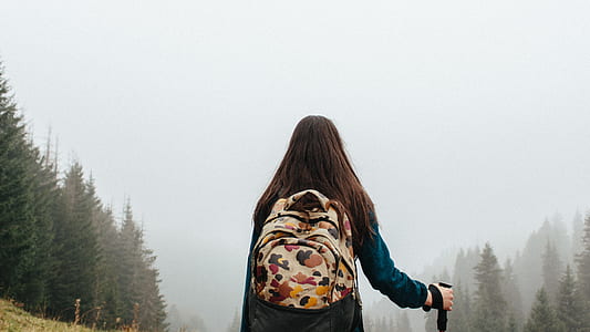 cold, nature, person, woman thumbnail