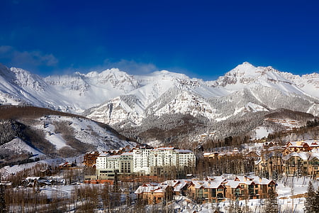 aerial view of mountain thumbnail