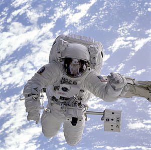astronaut wearing NASA suit thumbnail