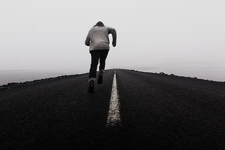 person runing on road thumbnail