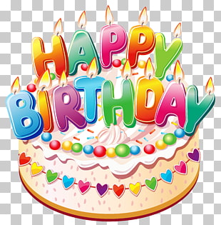 Birthday cake , Happy BirthdayCake , happy birthday greetings on cake illustration PNG clipart