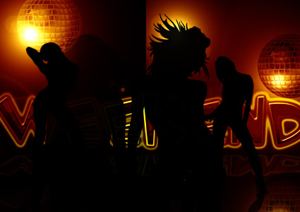 silhouette of women dancing inside club thumbnail