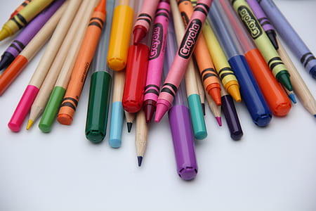 assorted-color Crayola crayons thumbnail