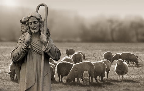 grayscale photo of religious man thumbnail