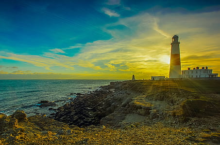 light house photo during golden hour thumbnail