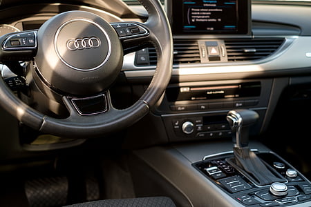 gray Audi steering wheel thumbnail