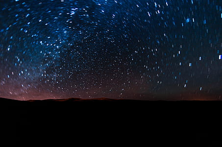 time lapse photography of starry night thumbnail