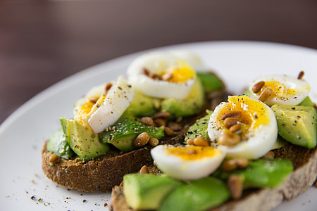 Egg and avocado on toast thumbnail