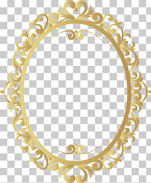Takht Sri Patna Sahib Golden Temple 350th Prakash Parv, Gold retro pattern border, oval beige mirror frame illustration PNG clipart