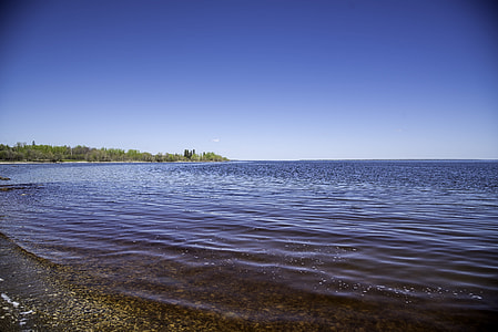 Calm Waters of Lake Winnipeg at Hecla Provincial Park thumbnail