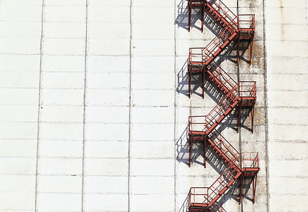 fire exit ladder on wall thumbnail