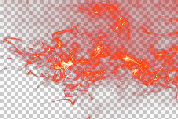 Smoke effects, red flame art PNG clipart