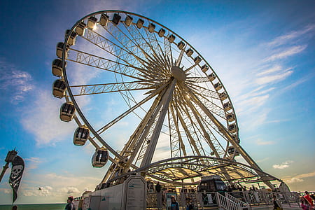 brown ferris wheel during daytime thumbnail