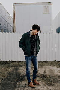 man in gray jacket thumbnail