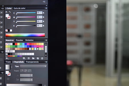 flat screen monitor turned-on thumbnail