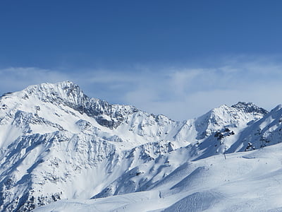 aerial view of alps mountains thumbnail