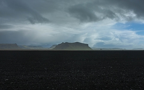 clouds over mountain panoramic photography thumbnail