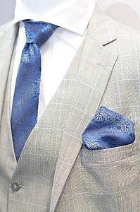 gray notched lapel suit jacket thumbnail