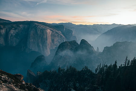landscape photography of mountains thumbnail