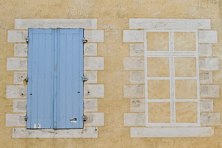 blue wooden window door thumbnail