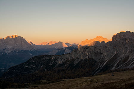 high-angle photography of mountains thumbnail