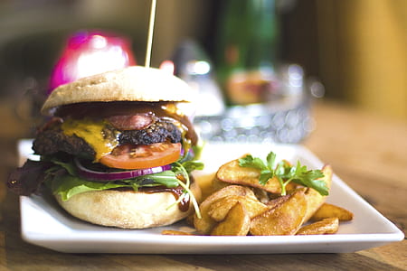 Hamburger on Plate thumbnail