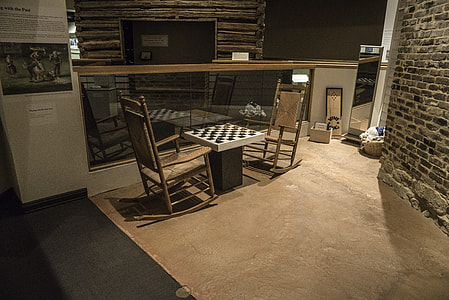Chess board and rocking chairs thumbnail