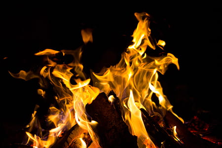 bonfire during nighttime thumbnail