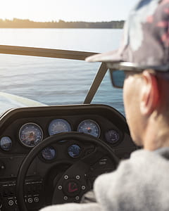 person driving boat thumbnail