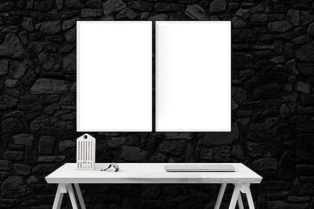 rectangular white wooden table thumbnail