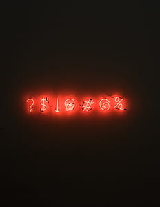 red LED light signage thumbnail