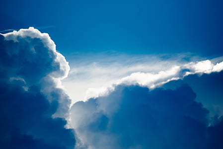 cloudy sky digital wallpaper thumbnail