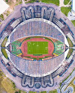 aerial view of soccer stadium illustration thumbnail