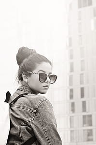 Women's Grey Denim Jacket thumbnail