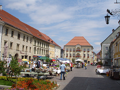 Market Place at Sankt Veit an der Glan, Austria thumbnail