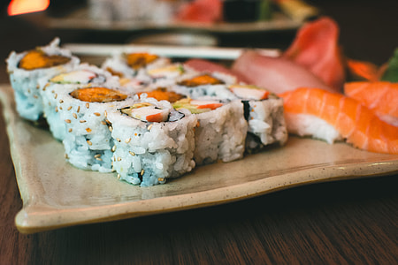 Sushi yam california rolls thumbnail