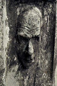 male portrait wall carving thumbnail