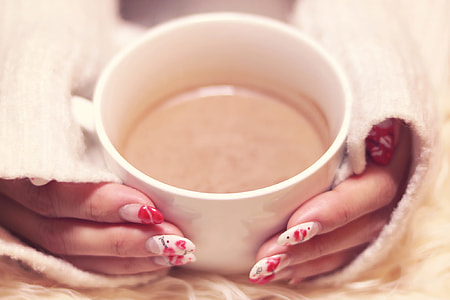 coffee in white ceramic mug thumbnail