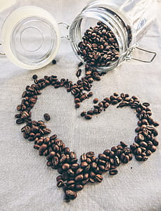 coffee beans in glass canister thumbnail