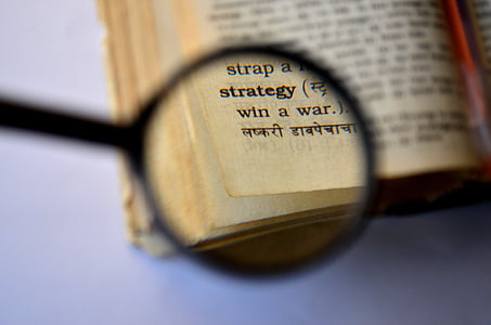 magnifying glass showing book page thumbnail