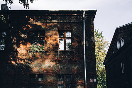 Old bricks buildings in Lodz, Poland thumbnail