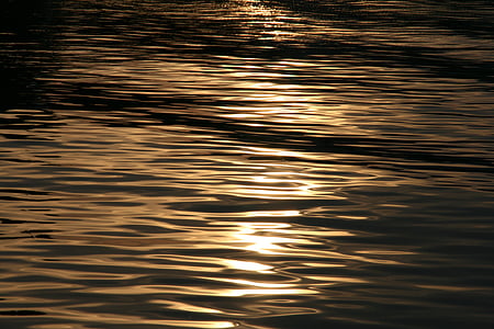 body of water during golden hour thumbnail