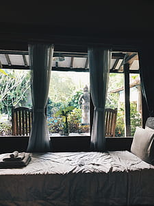 White Bed Near Window thumbnail