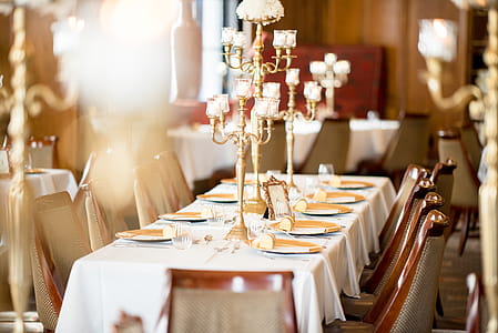 Brown Candelabra on Table thumbnail