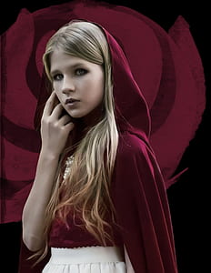 girl wearing red hood thumbnail
