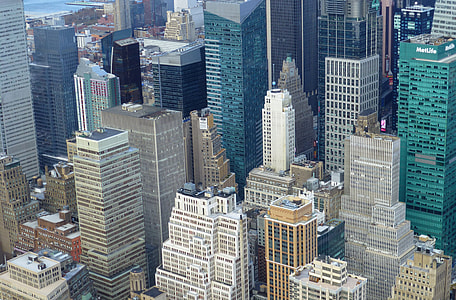 aerial photograph of cityscape thumbnail