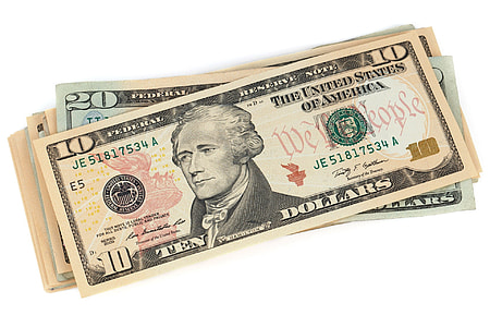 10 and 20 US dollar banknote thumbnail