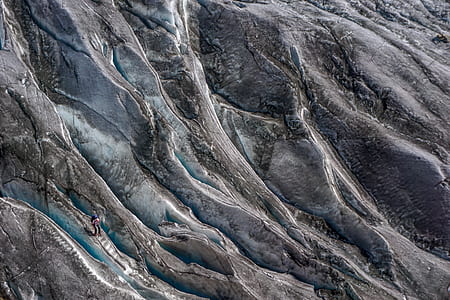 aerial view photography of gray mountain thumbnail