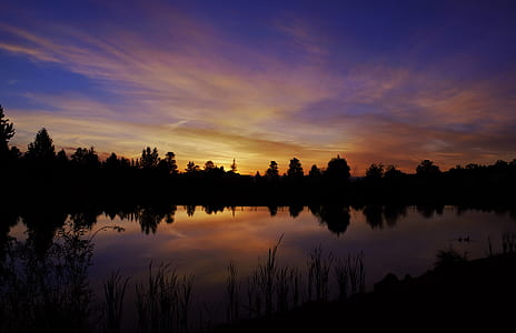 sunset over the horizon thumbnail