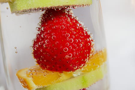 fruit, strawberry, orange, kiwi, delicious, vitamins thumbnail